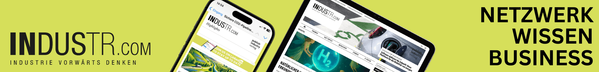 INDUSTR.com - Industrie vorwärts denken. Netzwerk. Wissen. Business.