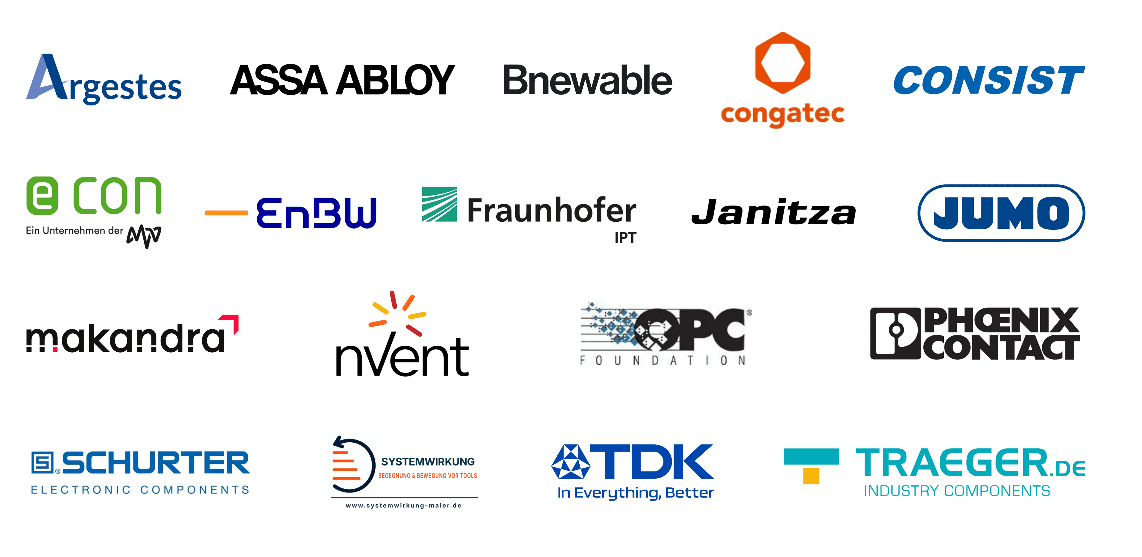 Logoboard: Teilnehmende Unternehmen der INDUSTRY.forward EXPO – Herbstedition 2026
