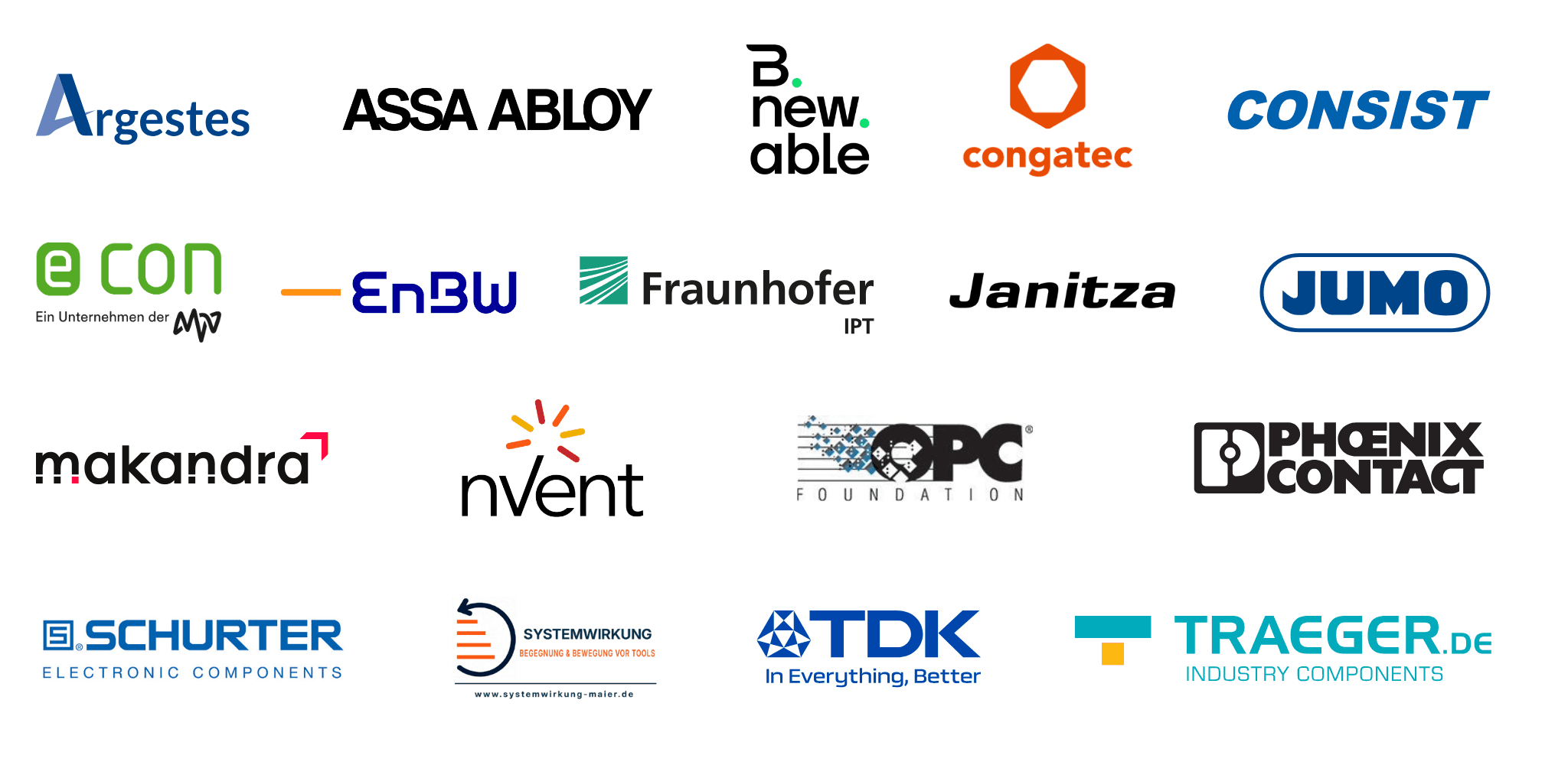 Logoboard: Teilnehmende Unternehmen der INDUSTRY.forward EXPO – Herbstedition 2026